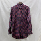 【中古】【古着】Brooks Brothers チェック シャツ レッド Sサイズ