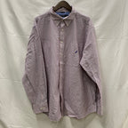 【中古】【古着】NAUTICA チェック シャツ レット×ブルー XXLサイズ