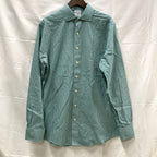【中古】【古着】Brooks Brothers チェック シャツ グリーン
