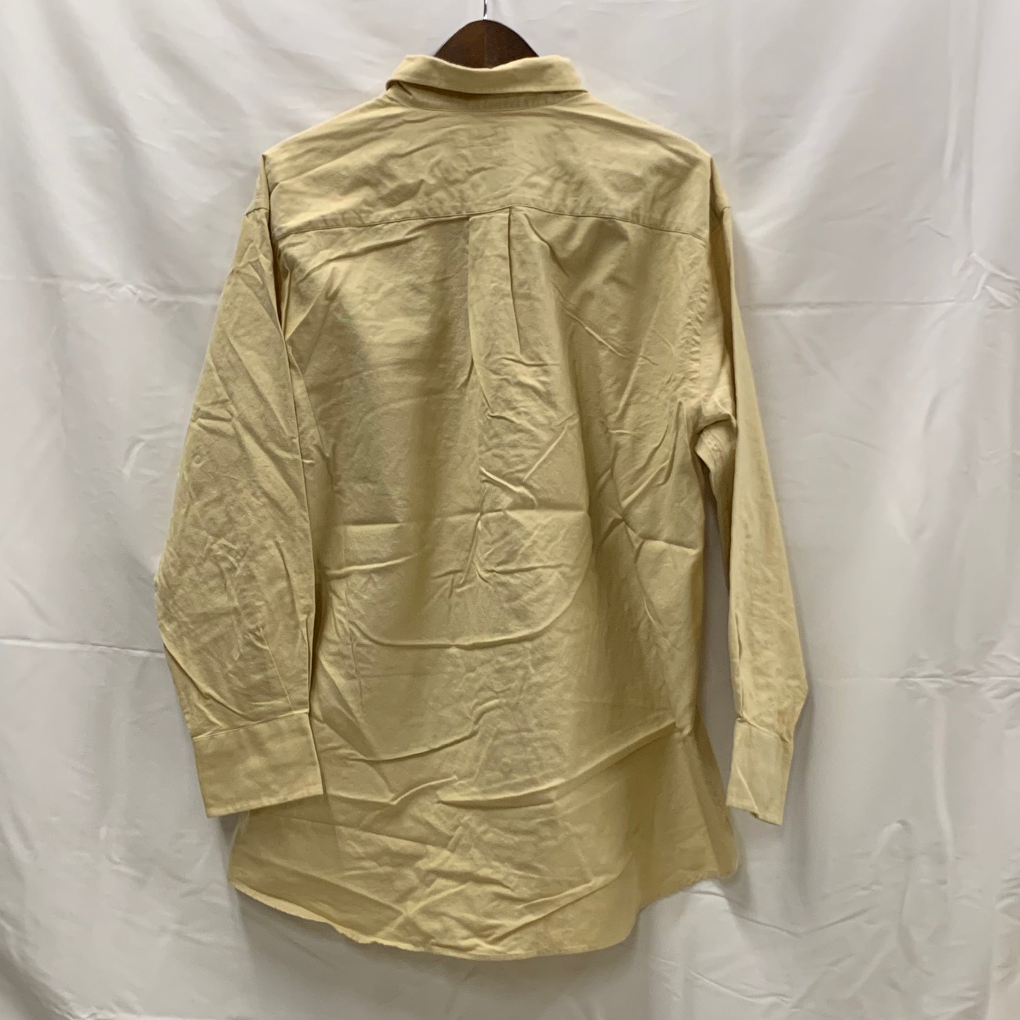 【中古】【古着】NAUTICA ワンポイント シャツ アイボリー