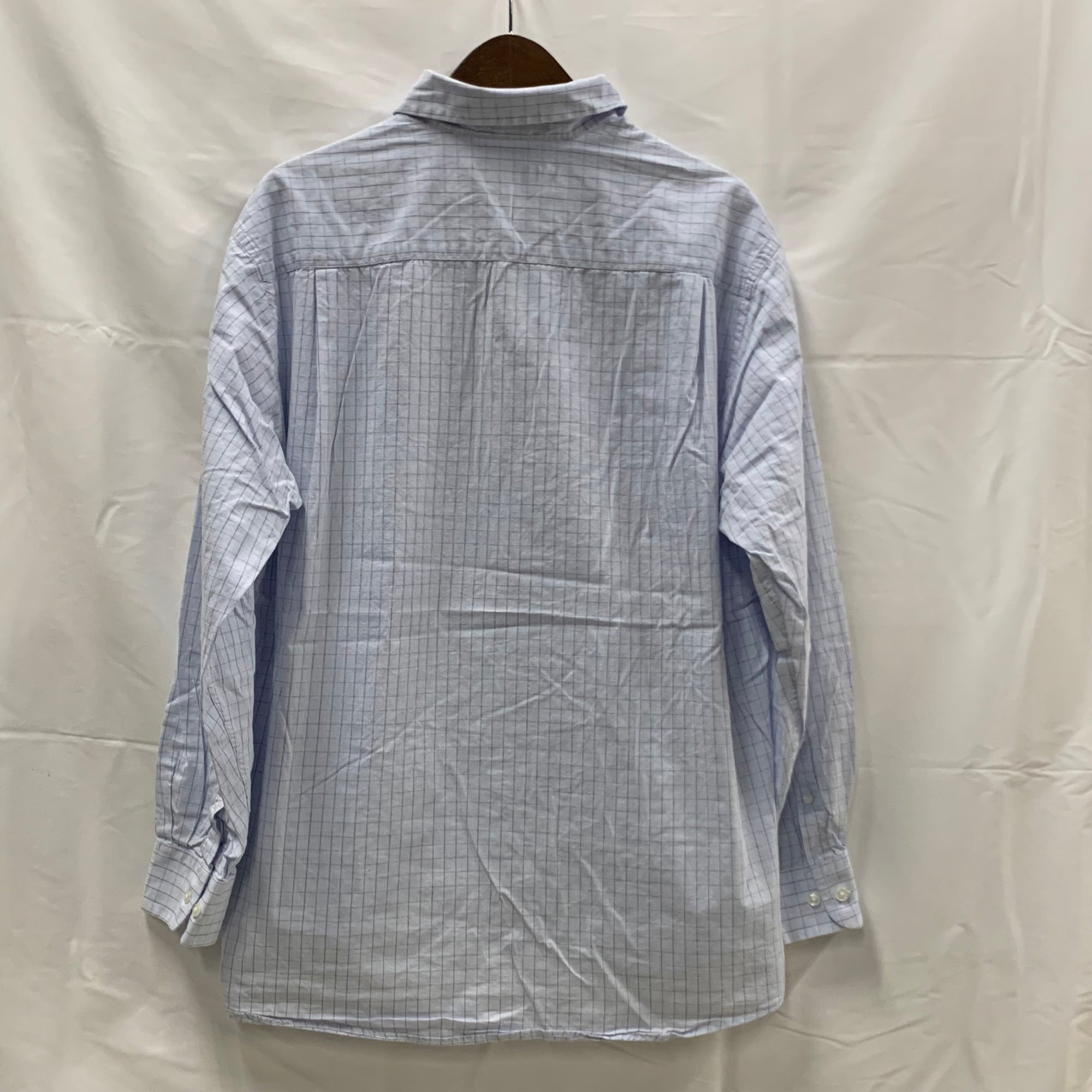 【中古】【古着】NAUTICA チェック シャツ ライトブルー