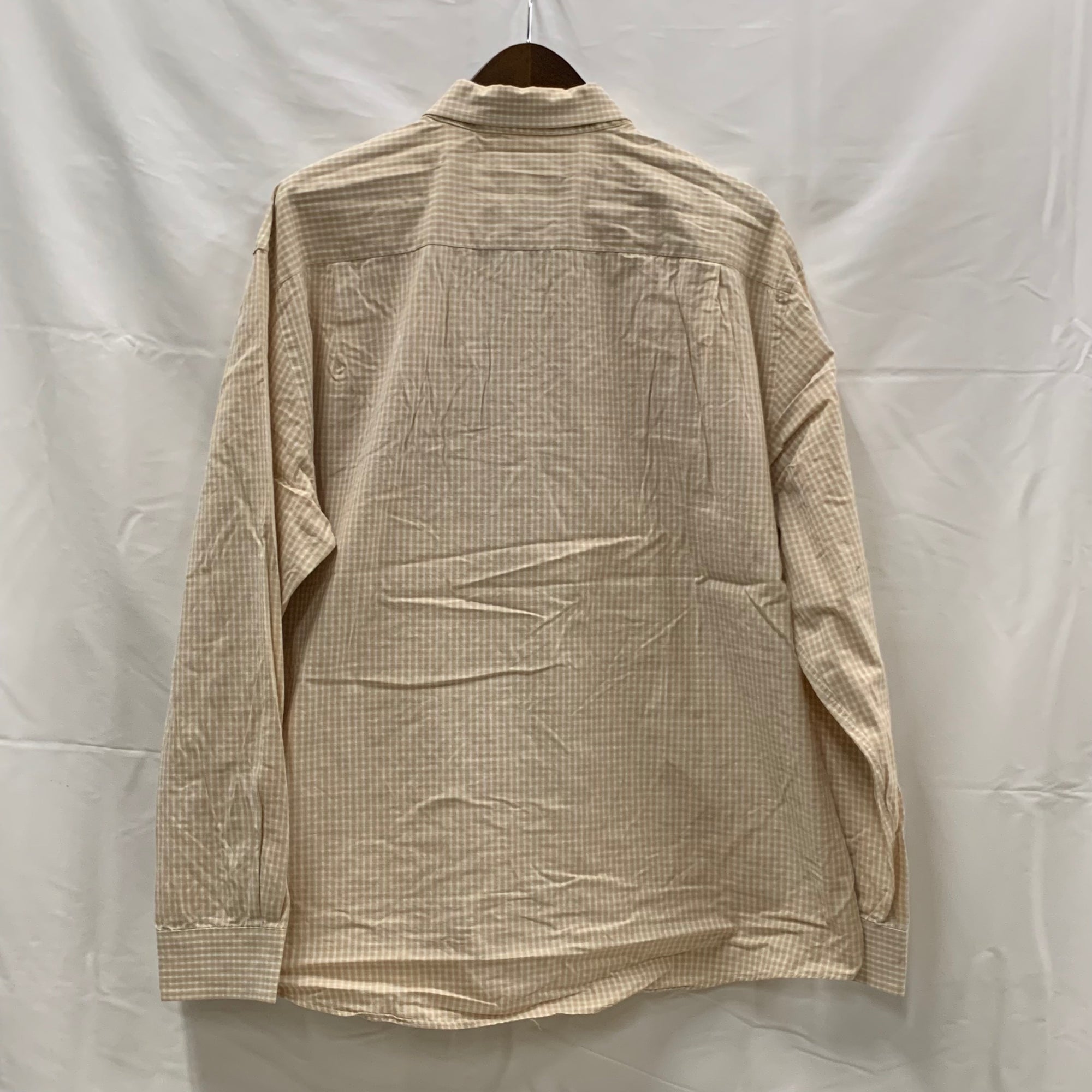 【中古】【古着】NAUTICA チェック シャツ イエロー