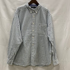 【中古】【古着】NAUTICA チェック シャツ サックス XLサイズ