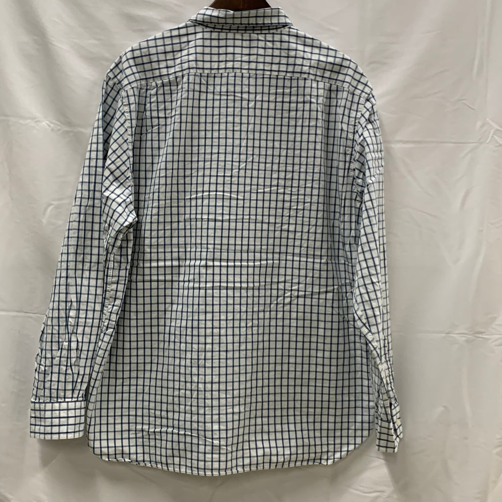 【中古】【古着】NAUTICA チェック シャツ サックス XLサイズ