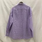 【中古】【古着】NAUTICA 無地 シャツ パープル