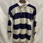 【中古】【古着】Umbro ボーダー L/S カットソー ネイビー×ホワイト
