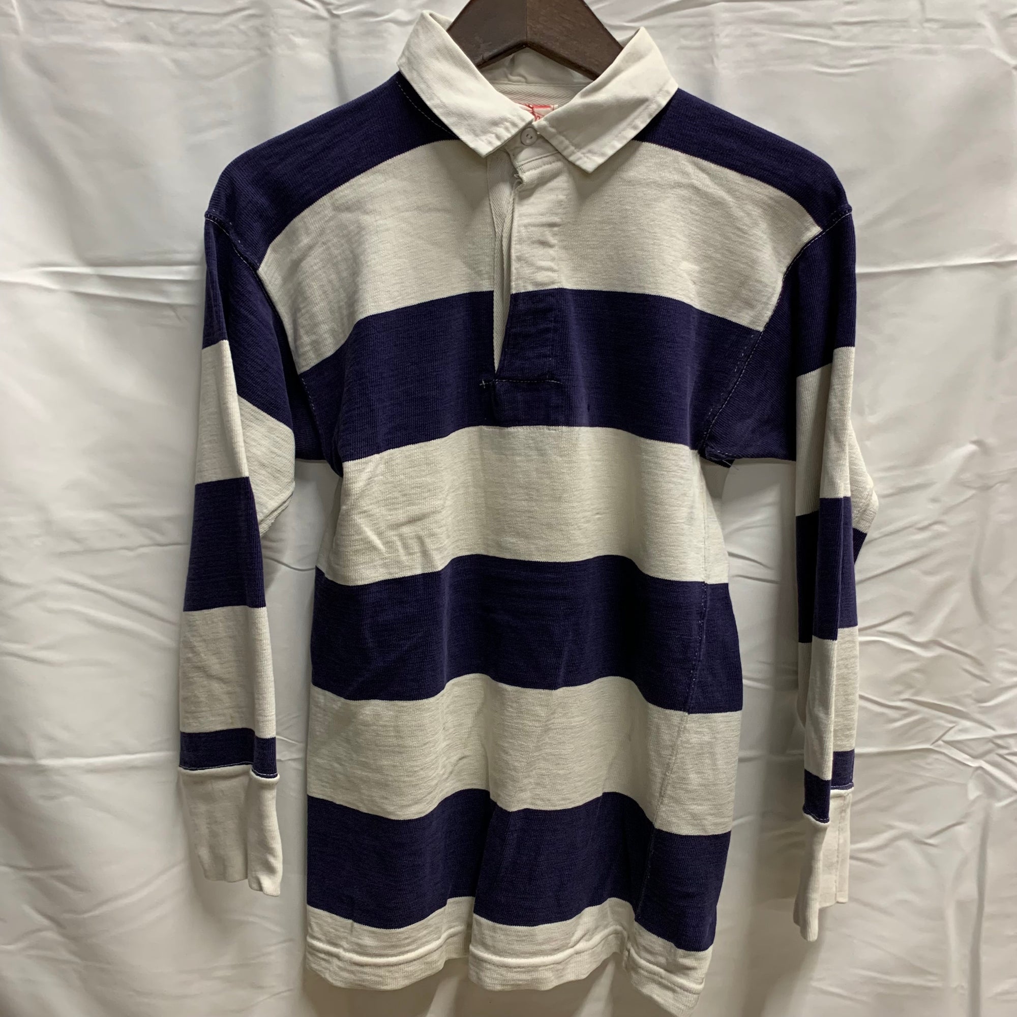 【中古】【古着】Umbro ボーダー L/S カットソー ネイビー×ホワイト