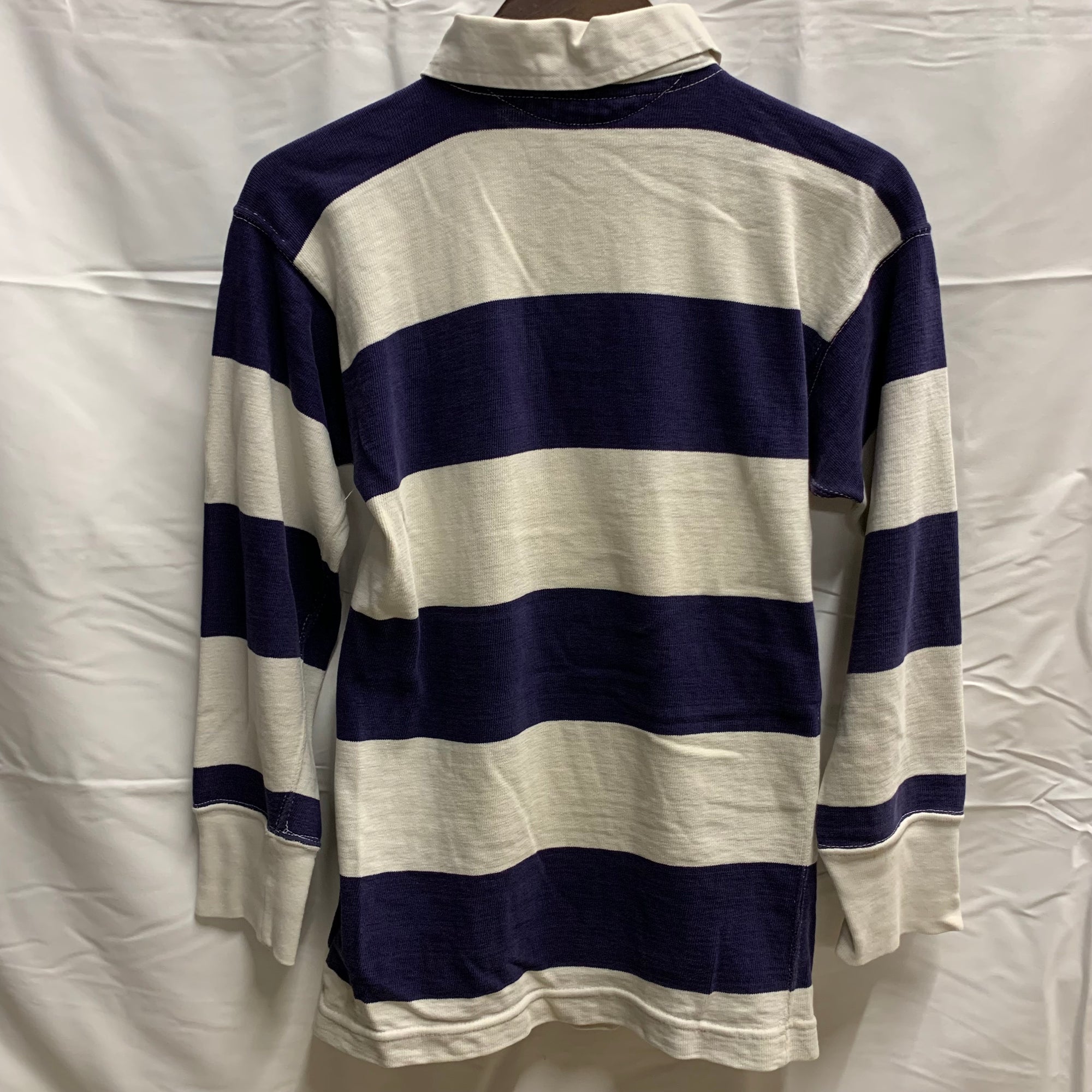 【中古】【古着】Umbro ボーダー L/S カットソー ネイビー×ホワイト
