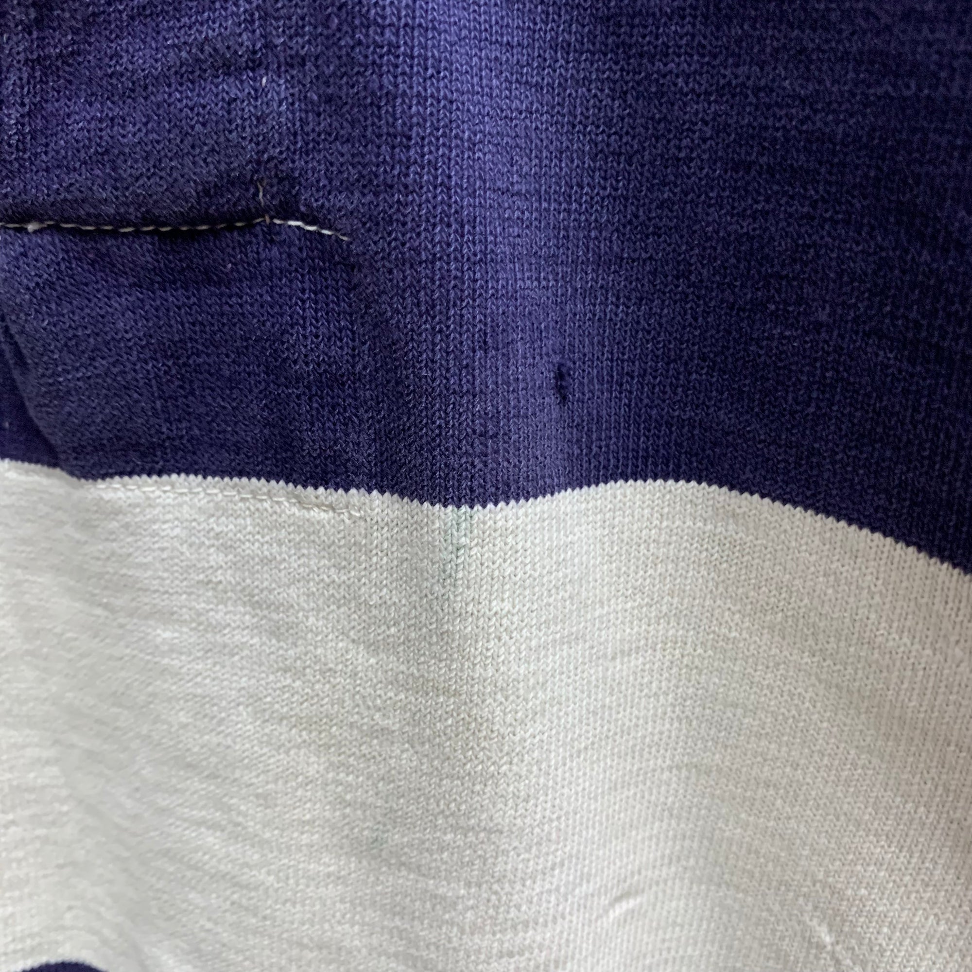 【中古】【古着】Umbro ボーダー L/S カットソー ネイビー×ホワイト