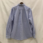 【中古】【古着】NAUTICA 無地 シャツ ライトブルー Lサイズ