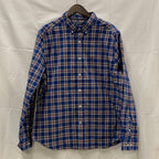 【中古】【古着】NAUTICA チェック シャツ ブルー