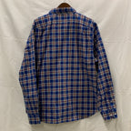 【中古】【古着】NAUTICA チェック シャツ ブルー