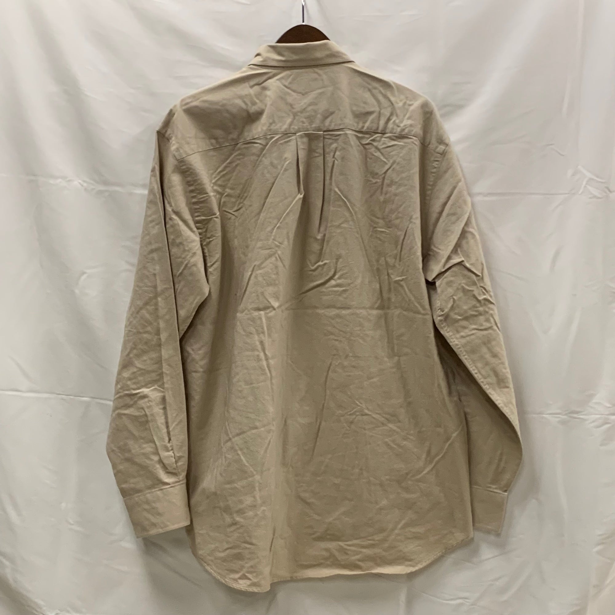 【中古】【古着】NAUTICA ワンポイント シャツ アイボリー