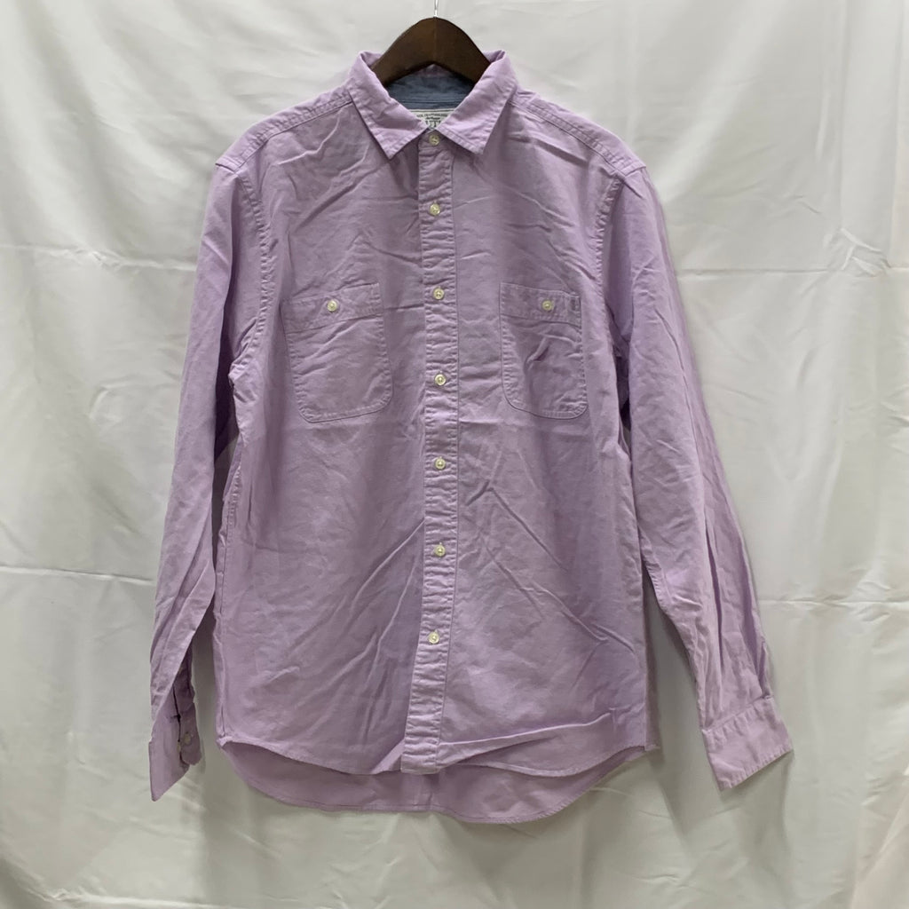 【中古】【古着】NAUTICA ワンポイント シャツ パープル Lサイズ