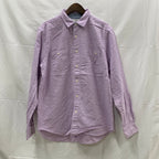 【中古】【古着】NAUTICA ワンポイント シャツ パープル Lサイズ