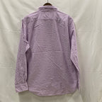 【中古】【古着】NAUTICA ワンポイント シャツ パープル Lサイズ