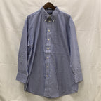 【中古】【古着】NAUTICA ストライプ シャツ ブルー