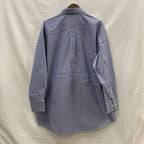 【中古】【古着】NAUTICA ストライプ シャツ ブルー