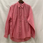 【中古】【古着】NAUTICA チェック シャツ レッド Mサイズ