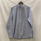 【中古】【古着】NAUTICA チェック シャツ ブルー Lサイズ