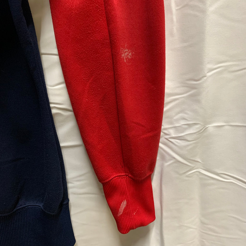 【中古】【古着】NIKE ロゴ トラックジャケット ネイビー×レッド