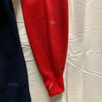 【中古】【古着】NIKE ロゴ トラックジャケット ネイビー×レッド