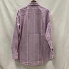 【中古】【古着】NAUTICA ストライプ シャツ ピンク