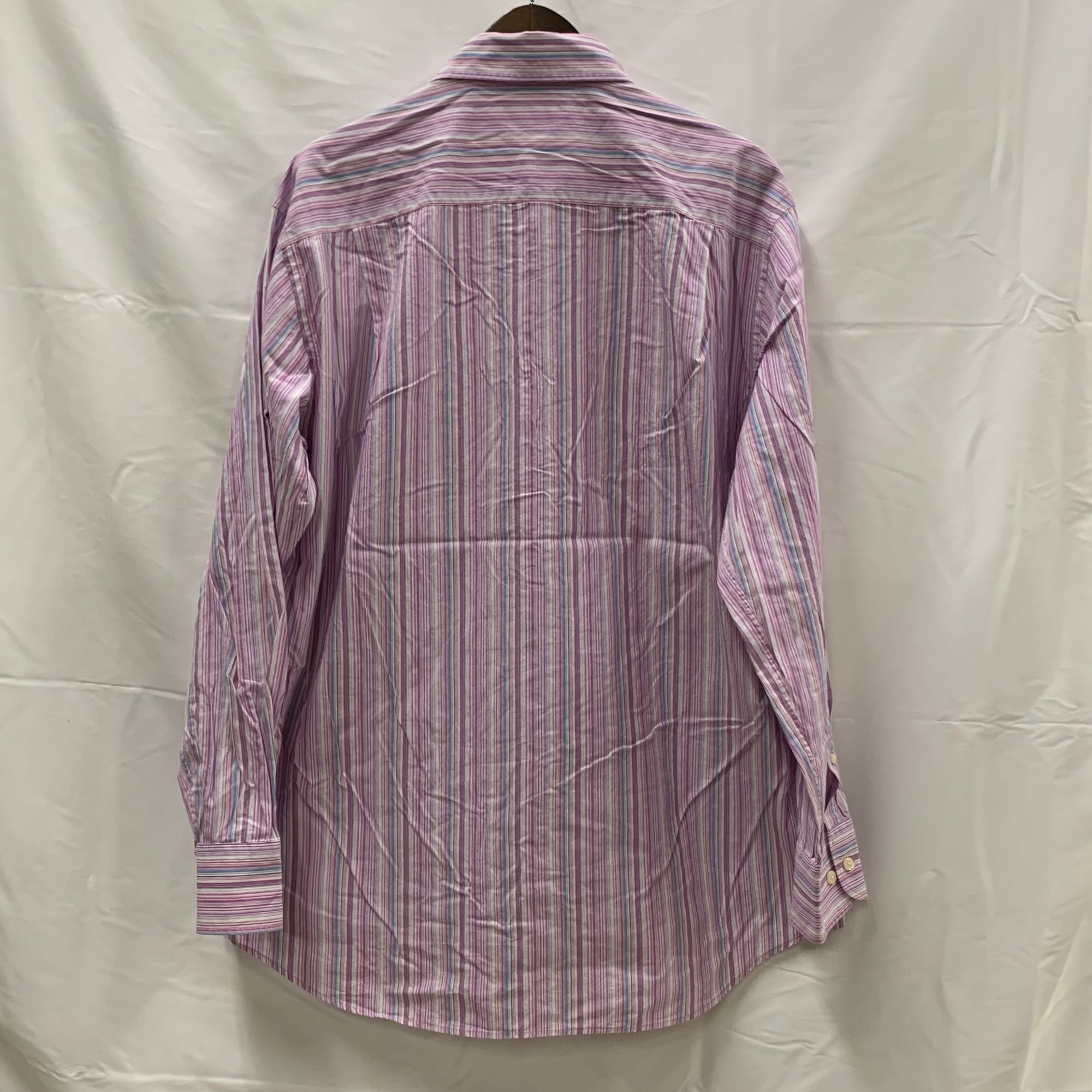 【中古】【古着】NAUTICA ストライプ シャツ ピンク