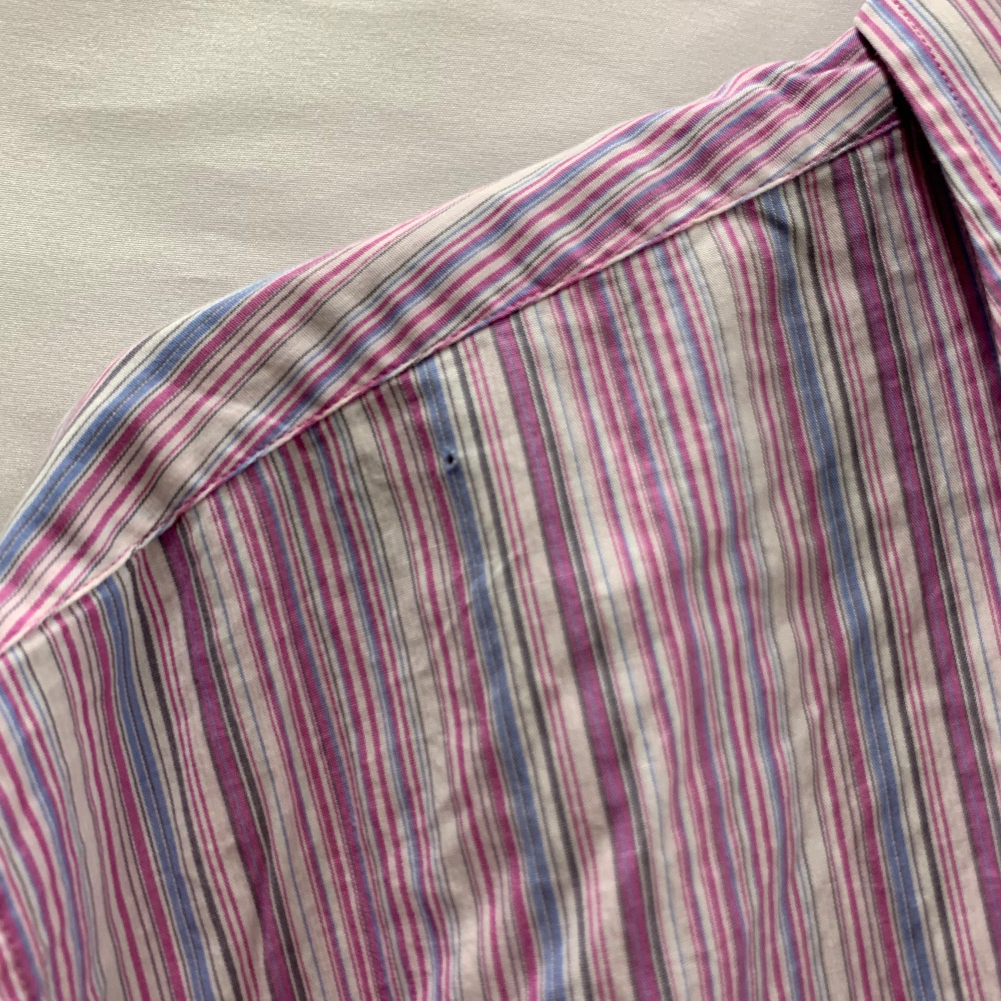 【中古】【古着】NAUTICA ストライプ シャツ ピンク
