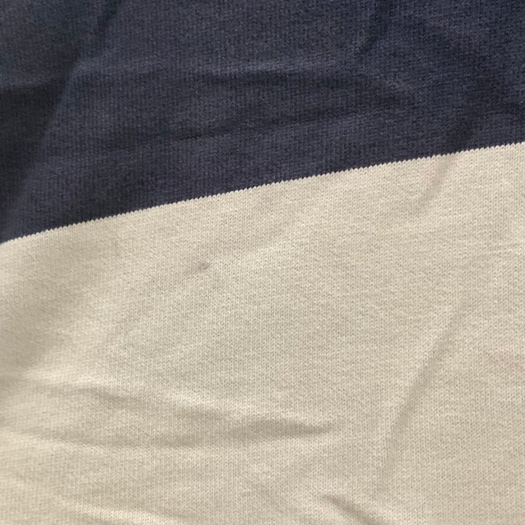 【中古】【古着】Tommy Hilfiger ボーダー ラガーシャツ ホワイト×インディゴ XXLサイズ