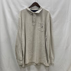 【中古】【古着】NAUTICA ワンポイント ポロシャツ ホワイト XXLサイズ