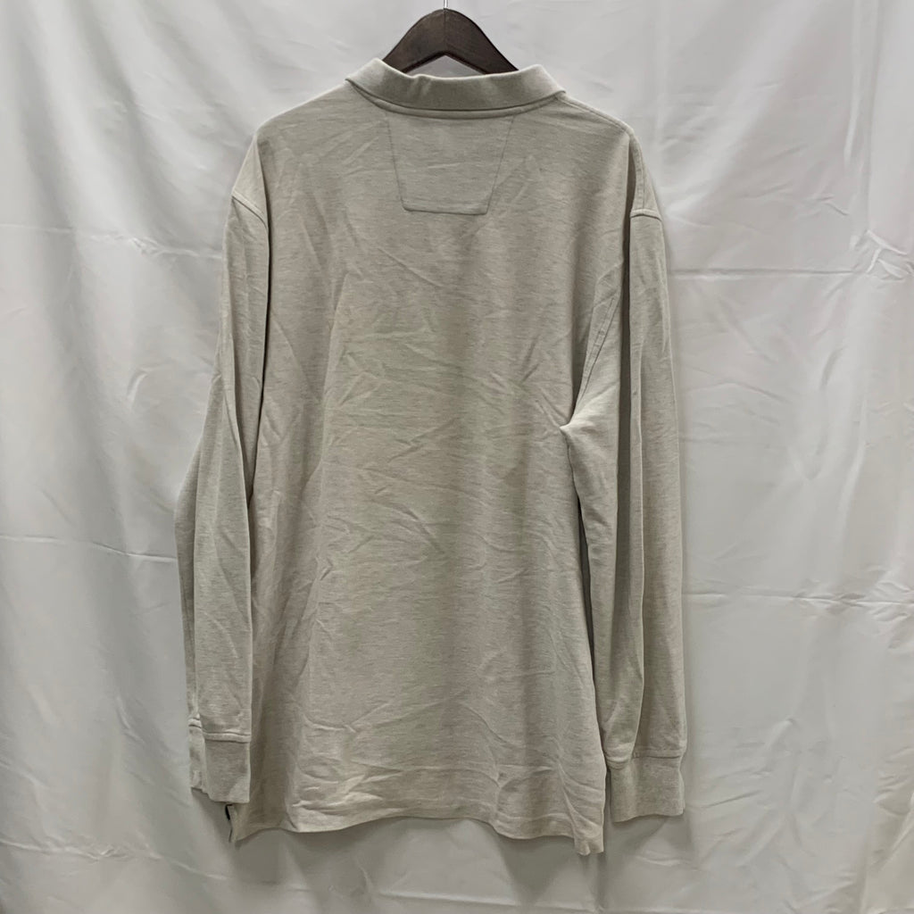 【中古】【古着】NAUTICA ワンポイント ポロシャツ ホワイト XXLサイズ