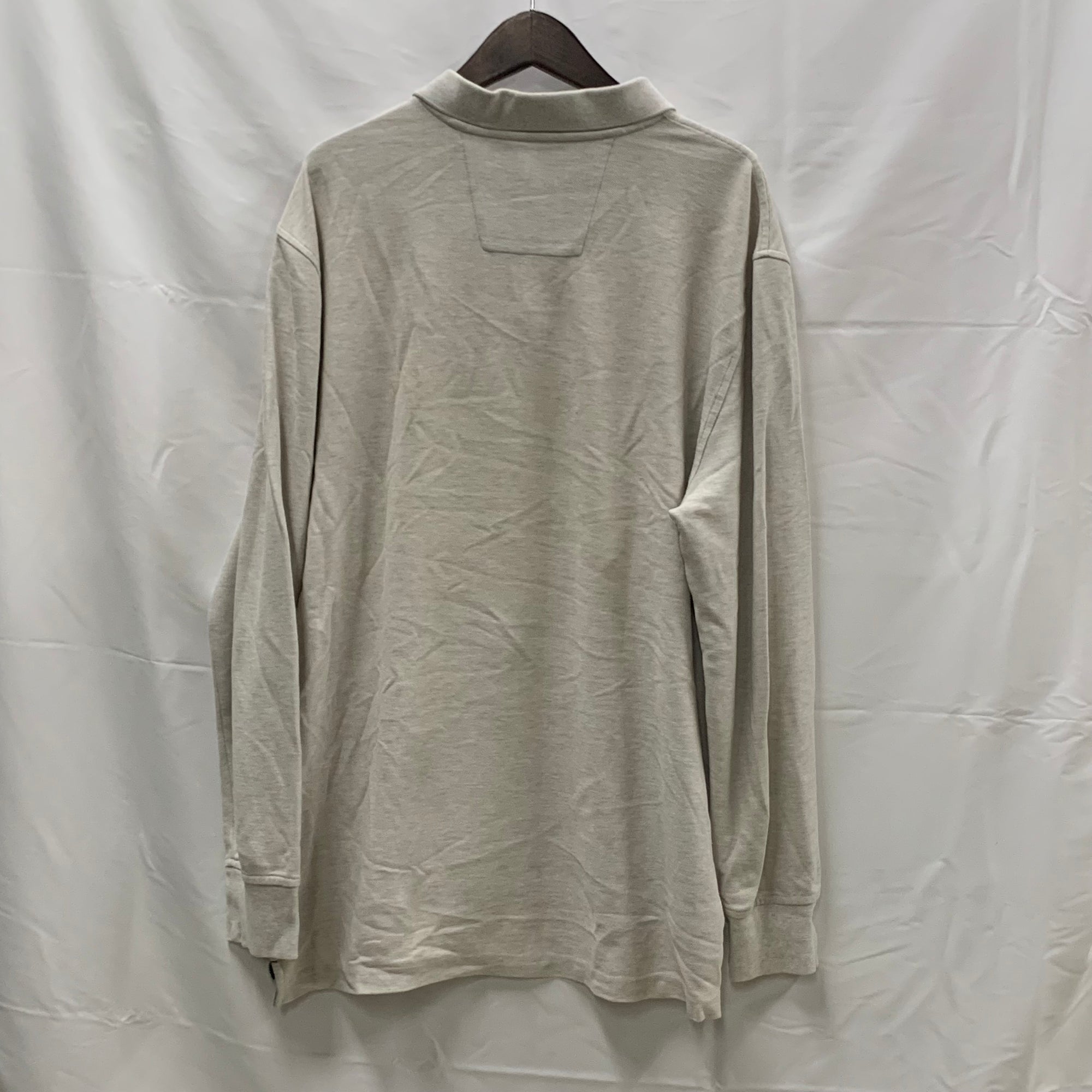 【中古】【古着】NAUTICA ワンポイント ポロシャツ ホワイト XXLサイズ