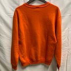 【中古】【古着】RUSSELL ATHLETIC ロゴ スウェットトレーナー オレンジ Sサイズ