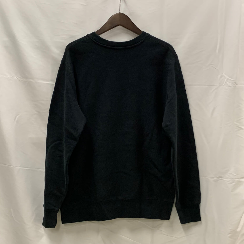 【中古】【古着】independent trading company プリント トレーナー ブラック Sサイズ