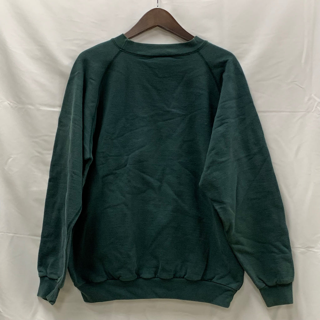 【中古】【古着】Northern Reflections プリント トレーナー モスグリーン