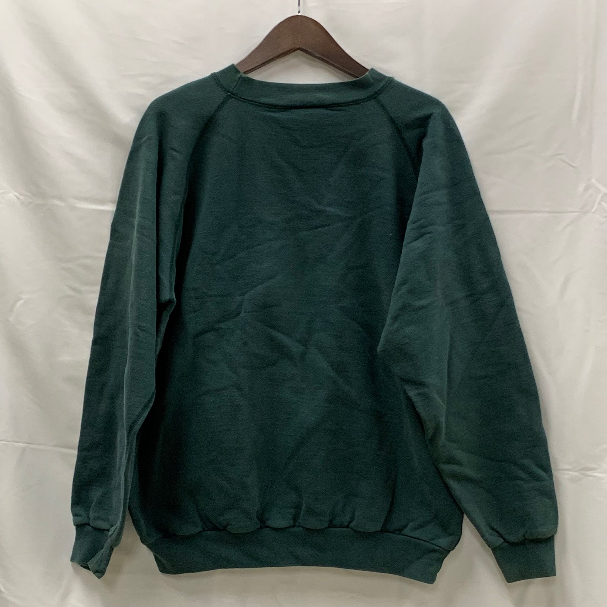 【中古】【古着】Northern Reflections プリント トレーナー モスグリーン