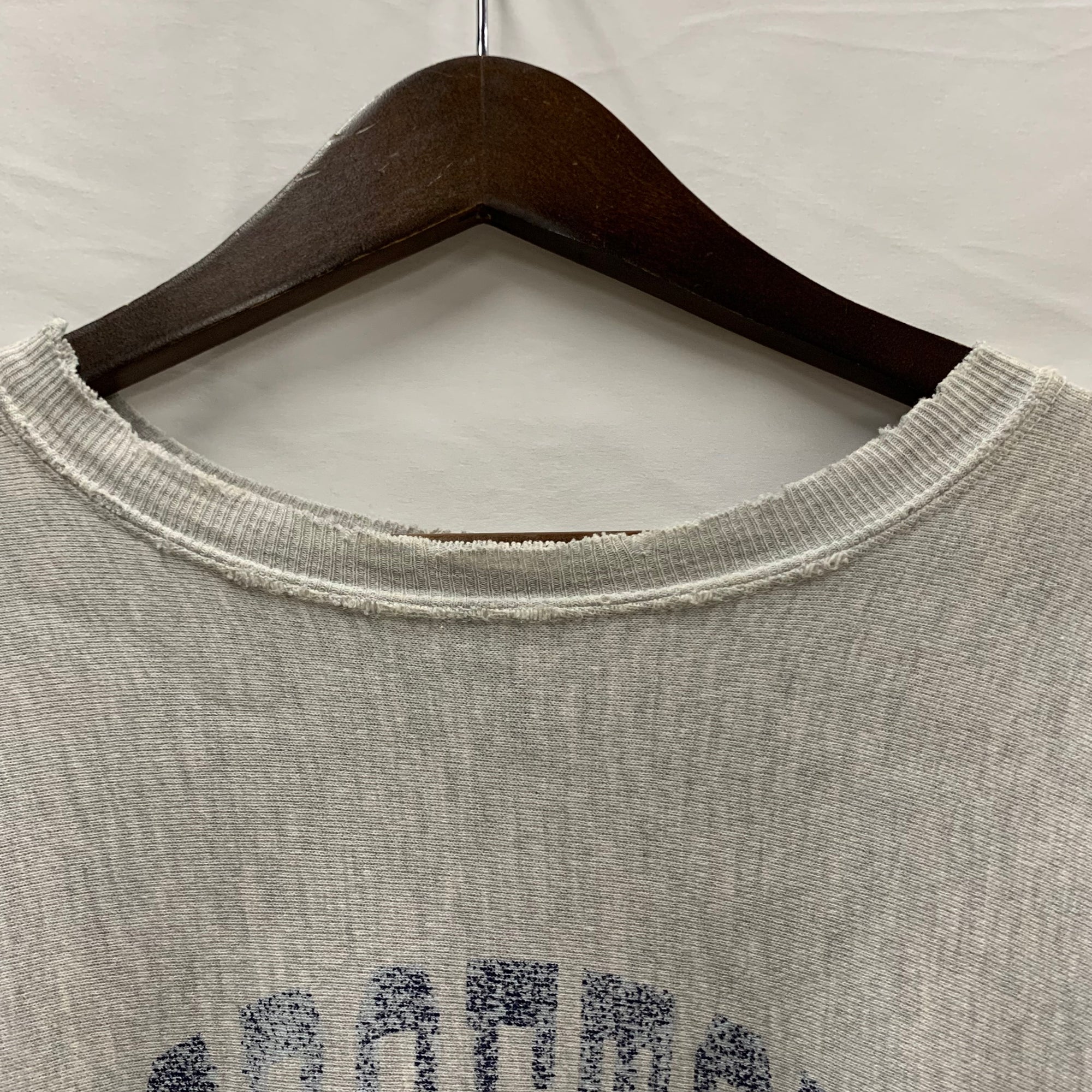 【中古】【古着】Champion プリント トレーナー グレー XXLサイズ