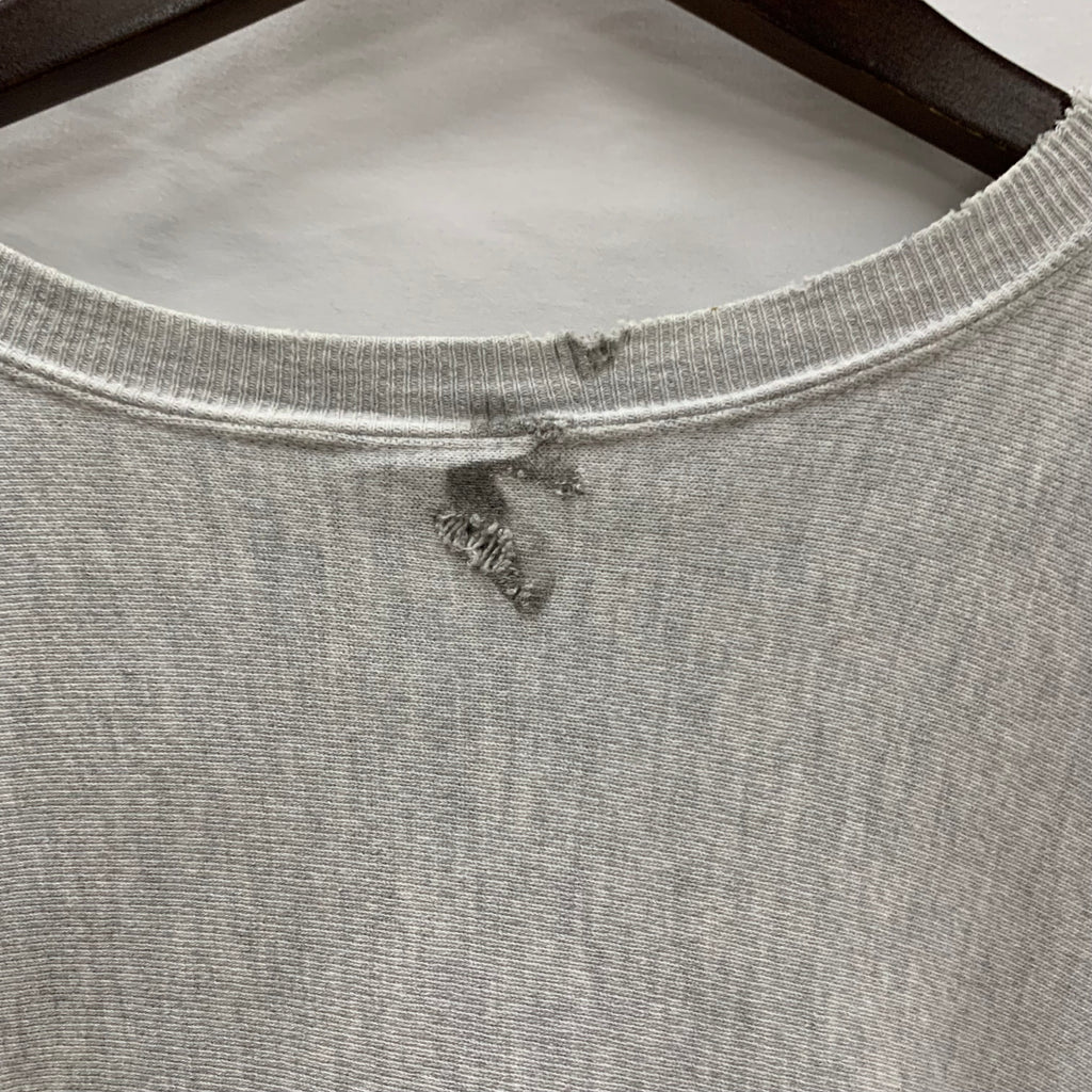 【中古】【古着】Champion プリント トレーナー グレー XXLサイズ