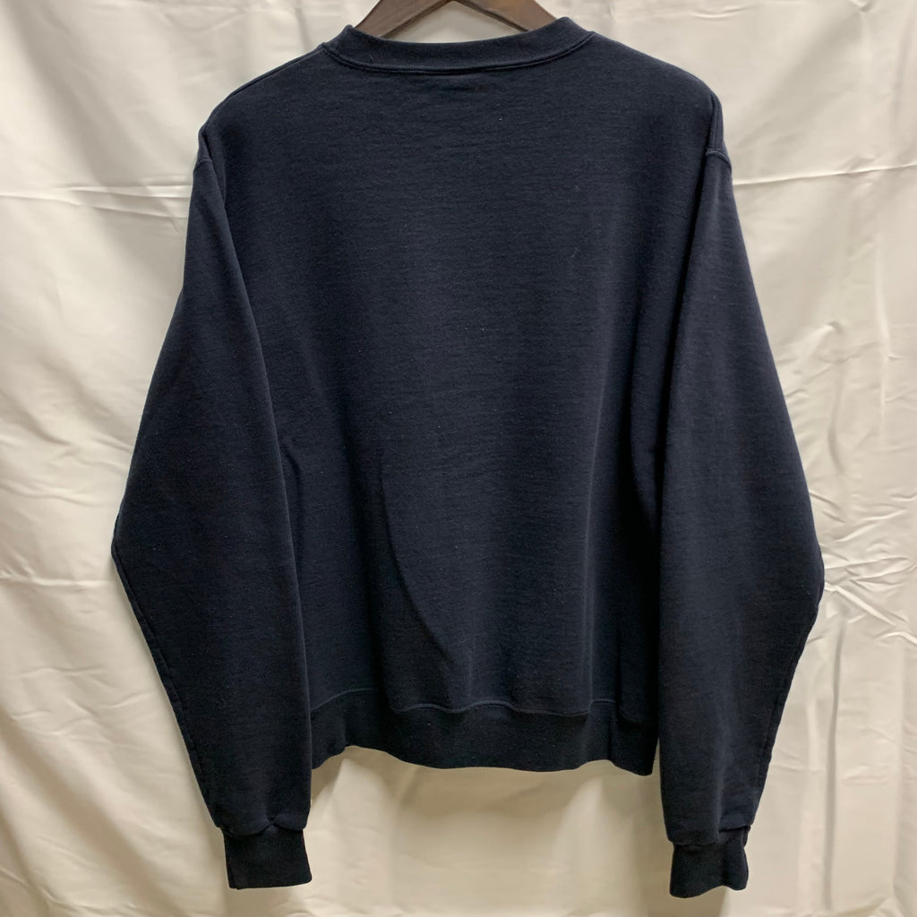 【中古】【古着】Champion ロゴ スウェットトレーナー ブラック