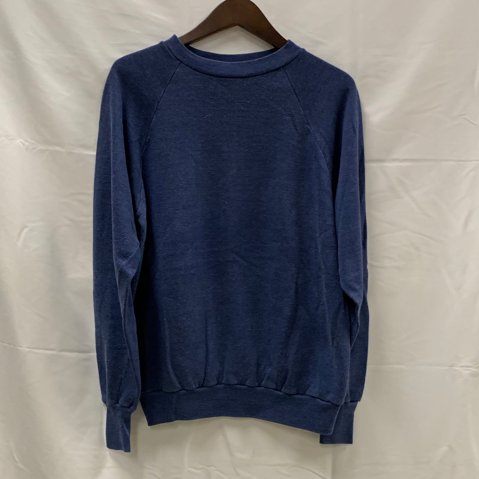 【中古】【古着】Sears 無地 トレーナー ネイビー Lサイズ