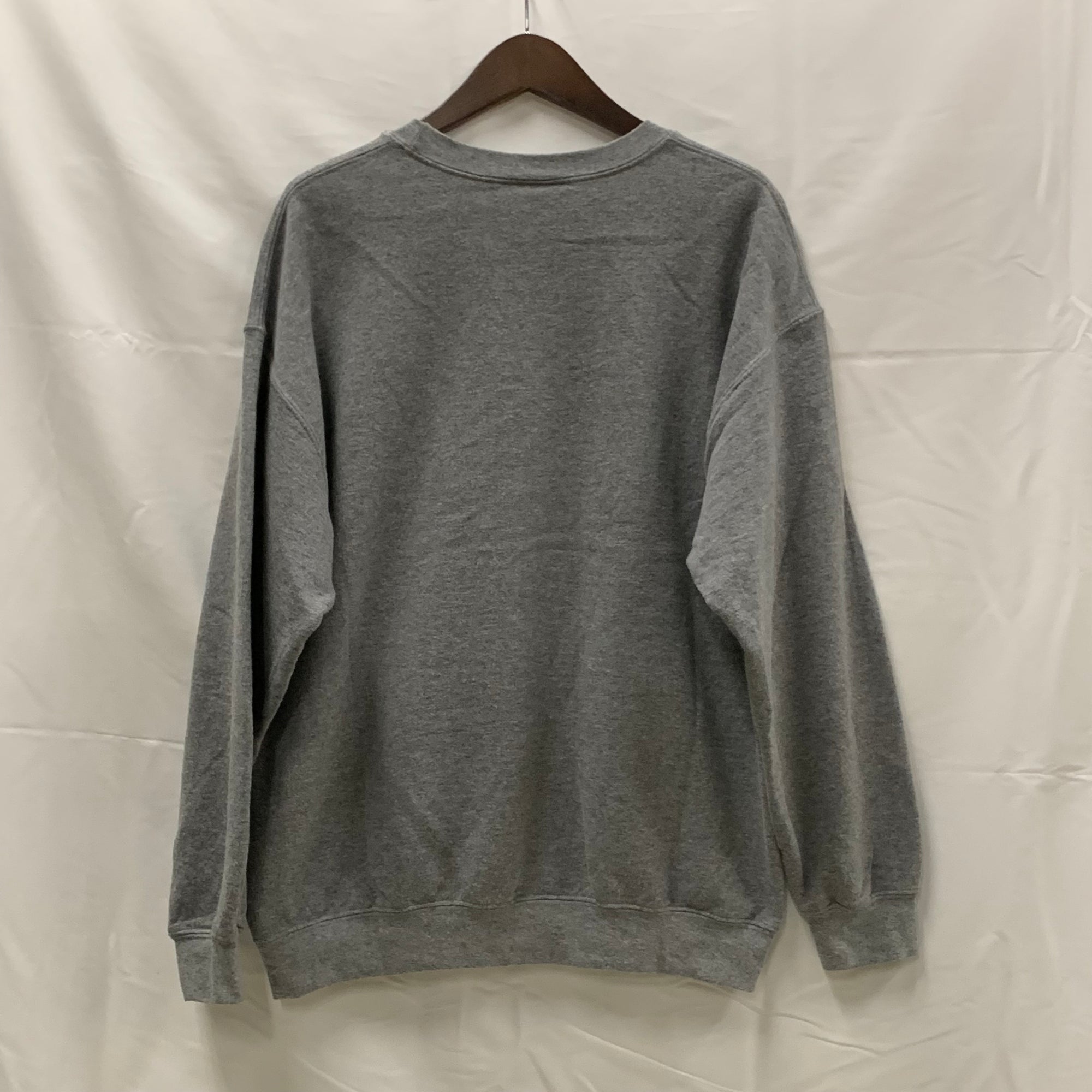 【中古】【古着】 プリント トレーナー グレー
