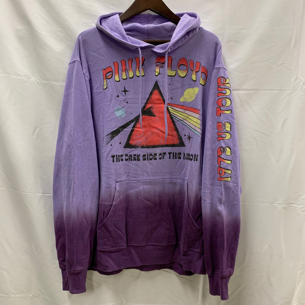 【中古】【古着】PINK FLOYD プリント パーカー パープル Lサイズ