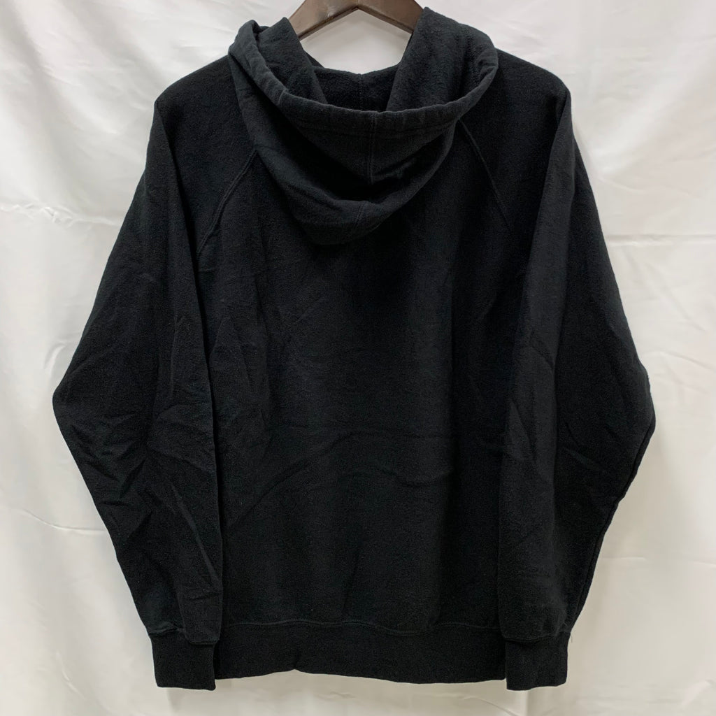 【中古】【古着】independent trading company プリント パーカー ブラック Sサイズ