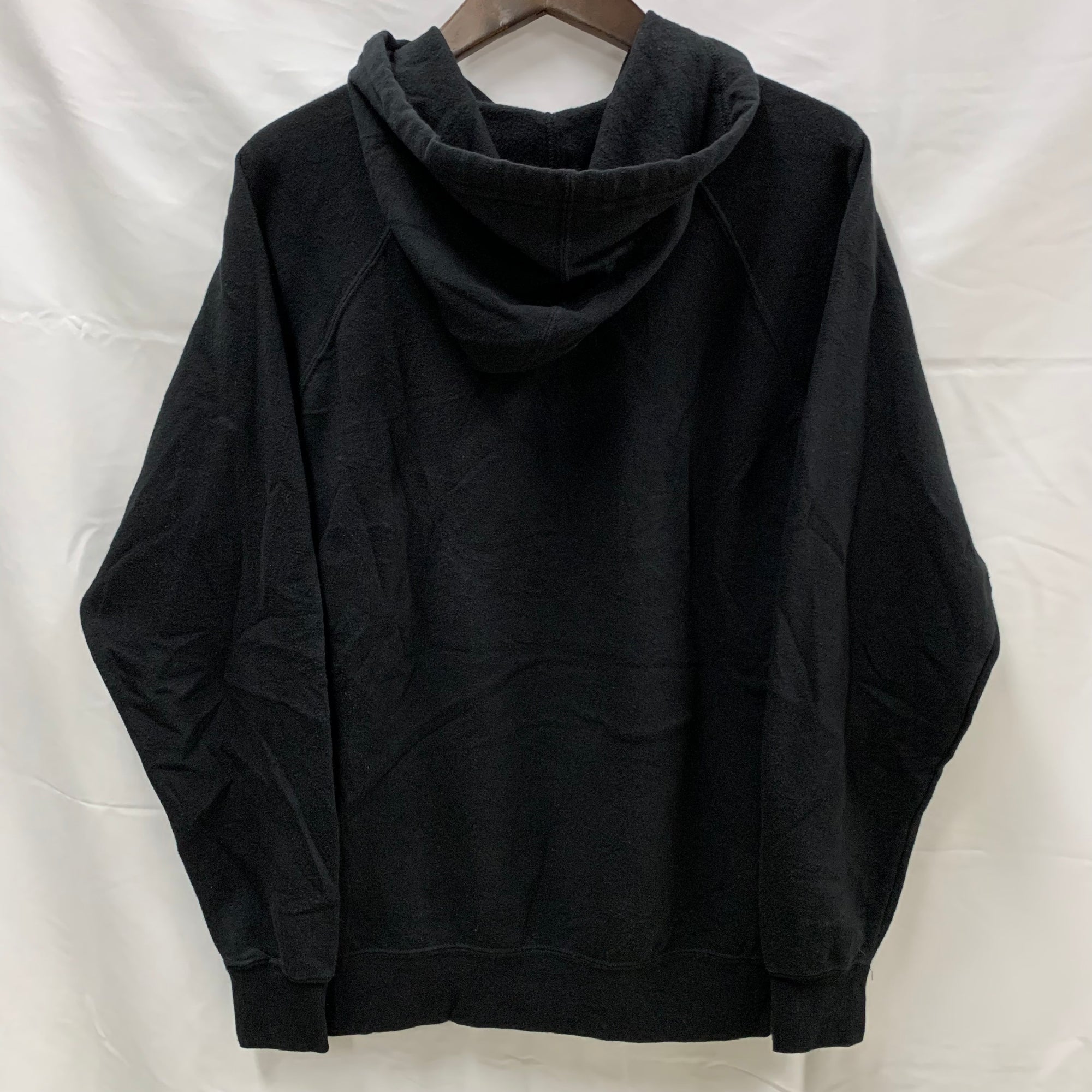 【中古】【古着】independent trading company プリント パーカー ブラック Sサイズ