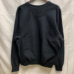 【中古】【古着】Champion ワンポイント スウェットトレーナー ブラック Mサイズ
