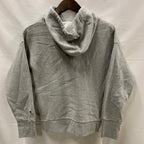 【中古】【古着】Champion プリント パーカー グレー Sサイズ