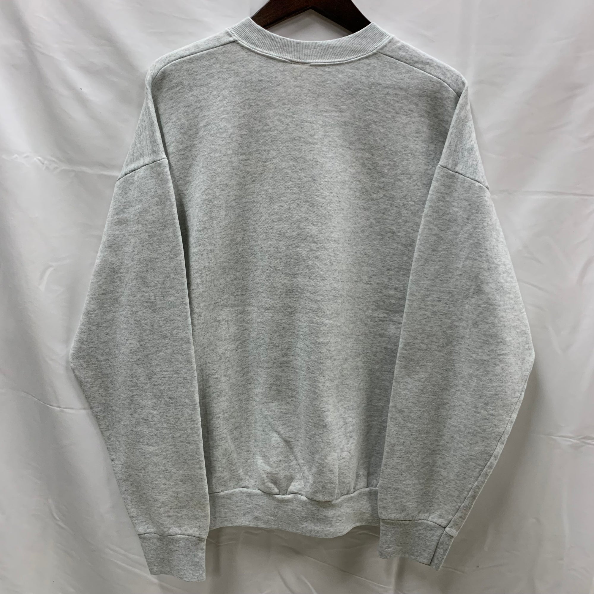 【中古】【古着】FRUIT OF THE ROOM プリント トレーナー グレー XLサイズ