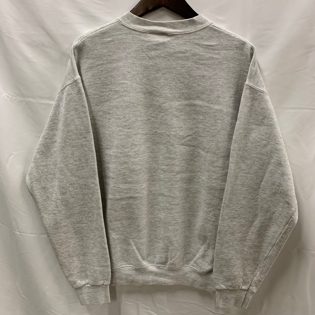 【中古】【古着】Lee プリント トレーナー グレー Mサイズ