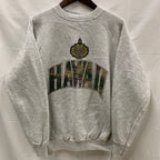 【中古】【古着】Hanes プリント トレーナー グレー Lサイズ